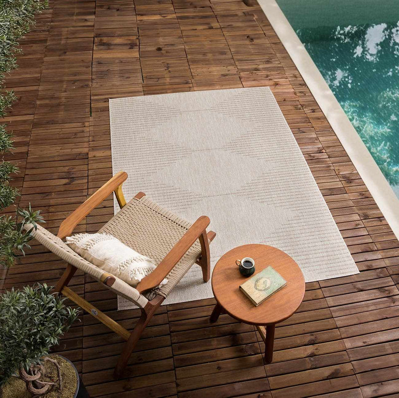 Stephan Beige Outdoor Rug by Boutique Rugs