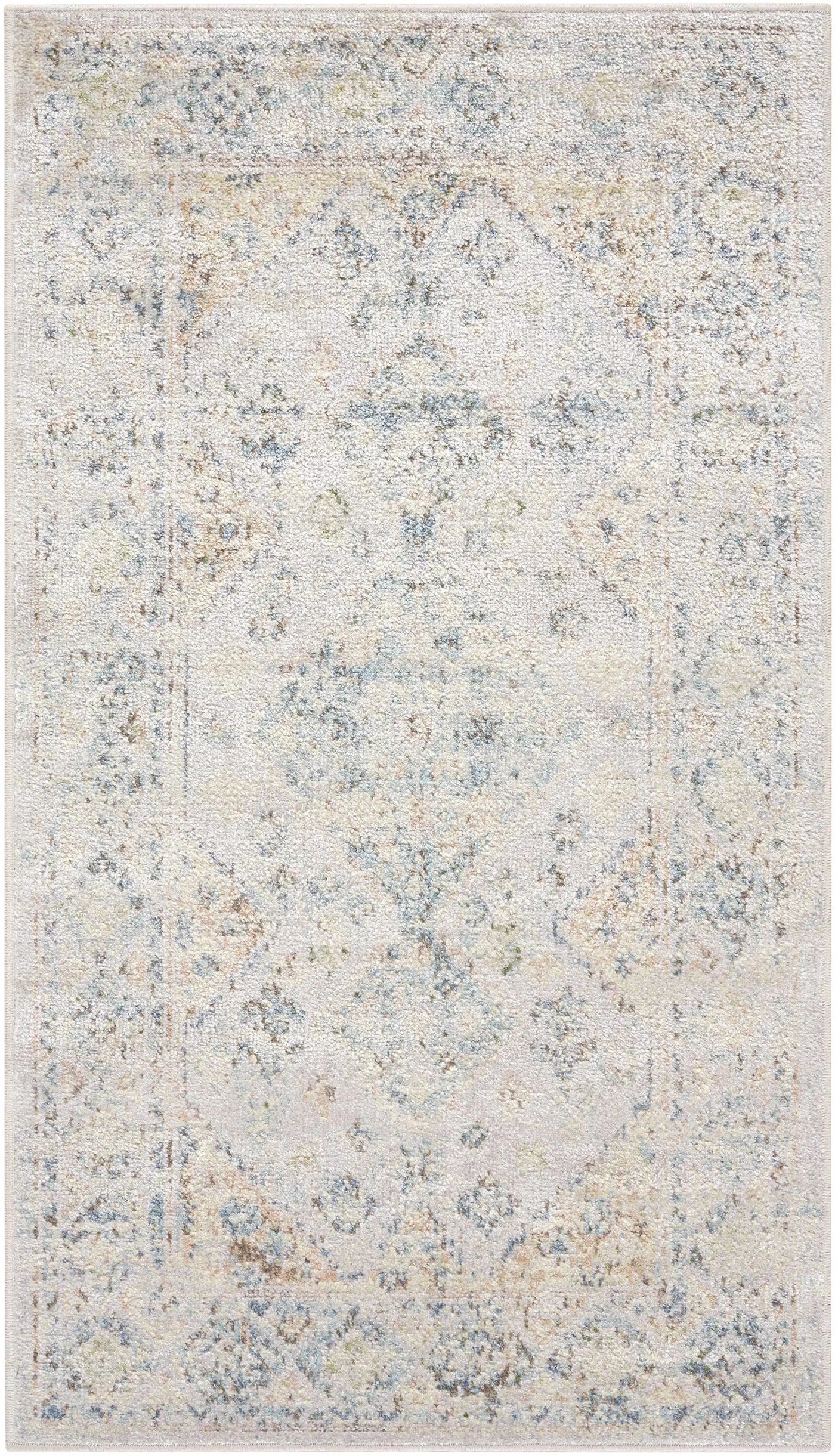 Bhavya Cream Washable Area Rug by Boutique Rugs