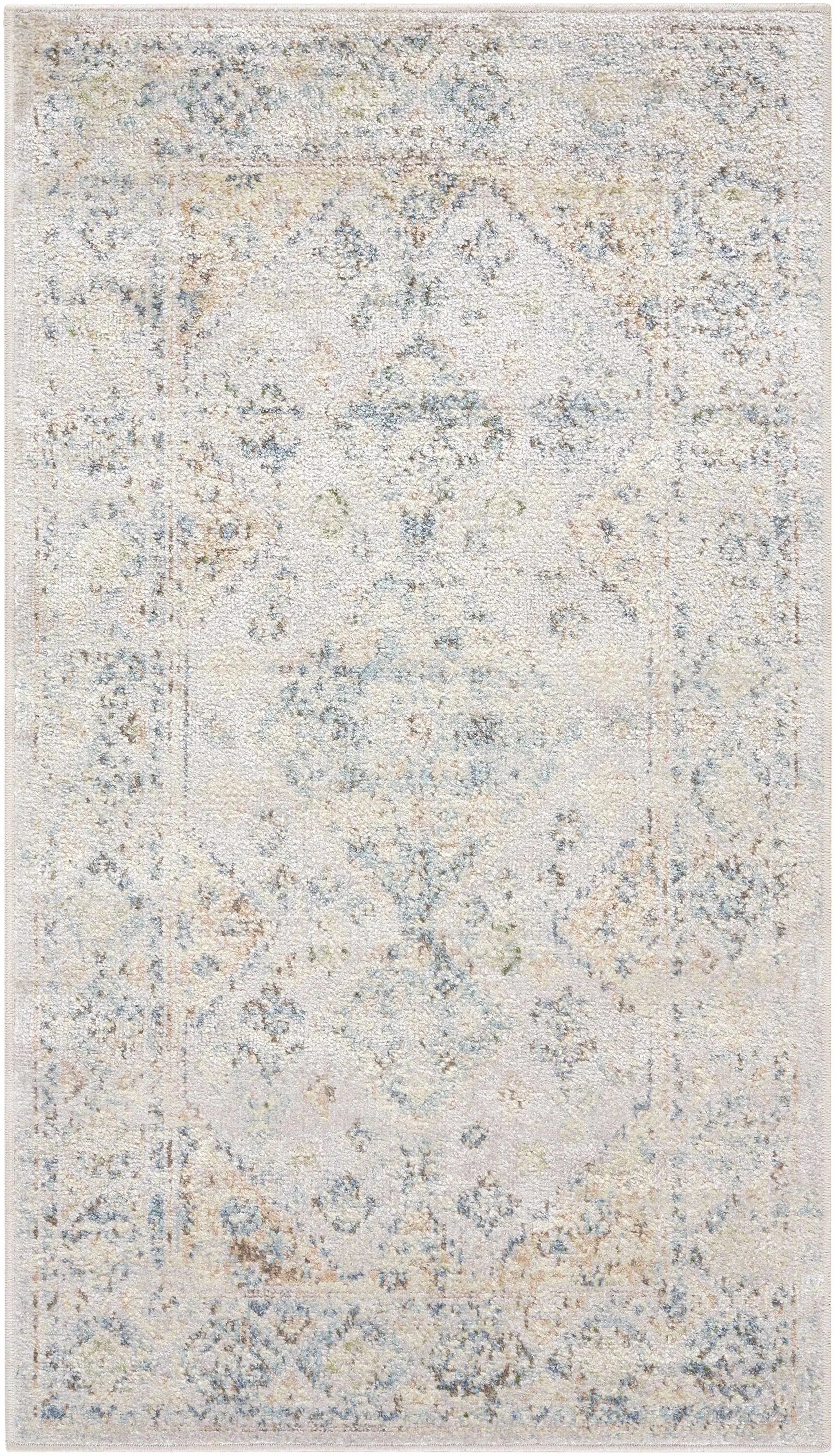 Bhavya Cream Washable Area Rug by Boutique Rugs