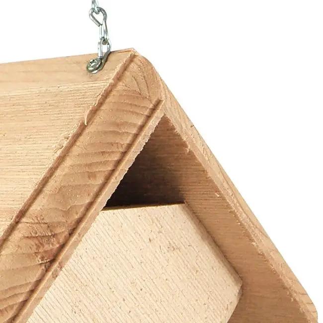 Hand Crafted Pine Wood Hanging Bird House for Carolina Wrens - Made in USA by HomePacific