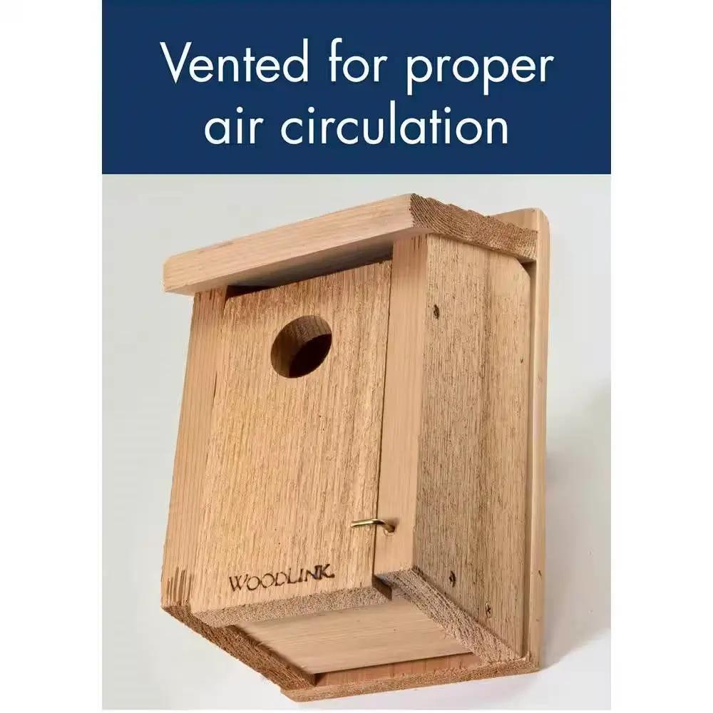 Cedar Wood Birdhouse - Ideal for Eastern Western and Mountain Bluebirds by HomePacific
