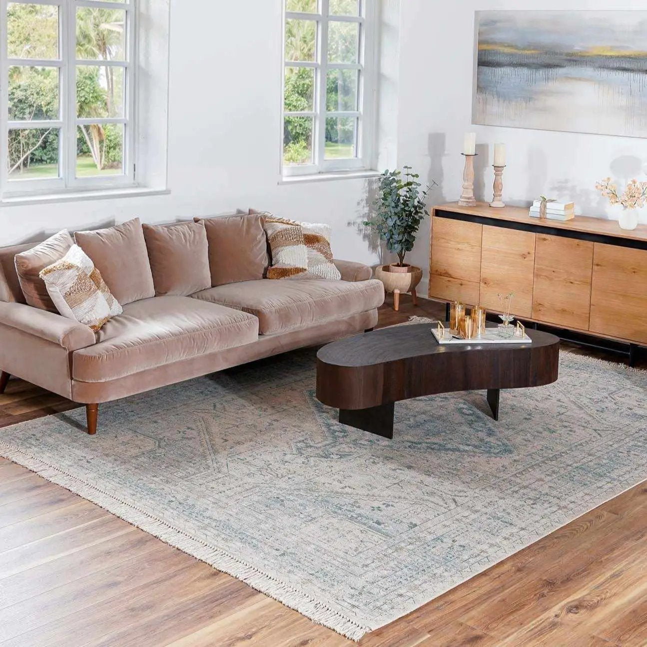 Birdham Handmade Cotton-blend Rug by Boutique Rugs