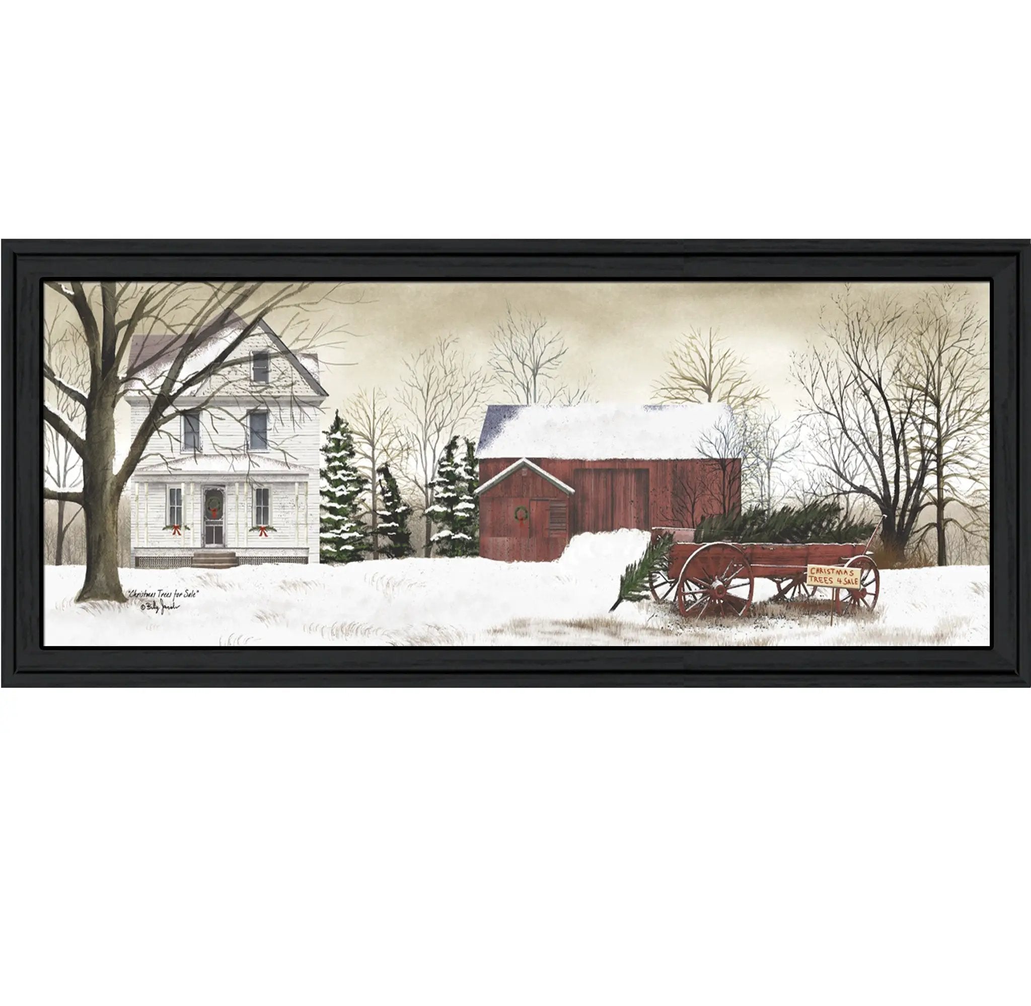Trendy Decor 4U Christmas Trees Framed Wall Art by HouseOfZazla