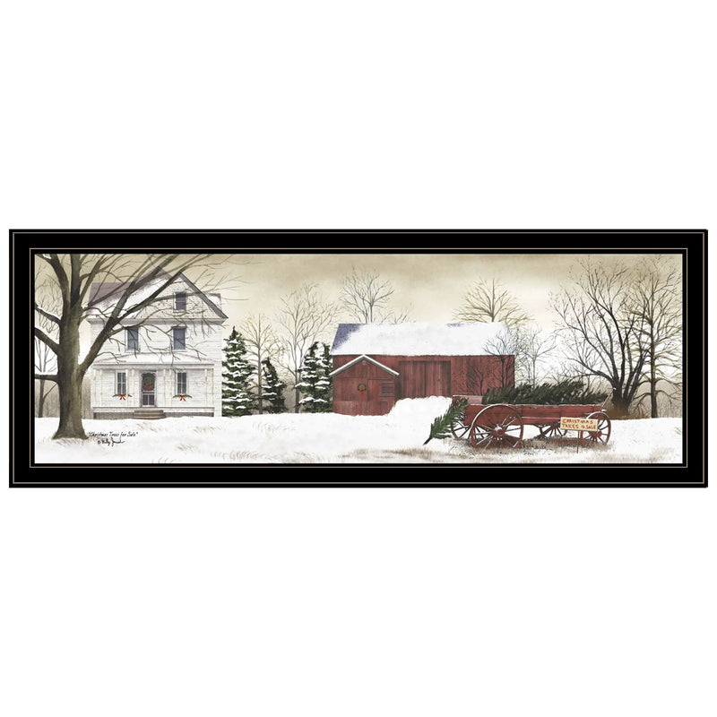 Trendy Decor 4U Christmas Trees for Sale Framed Wall Art by HouseOfZazla