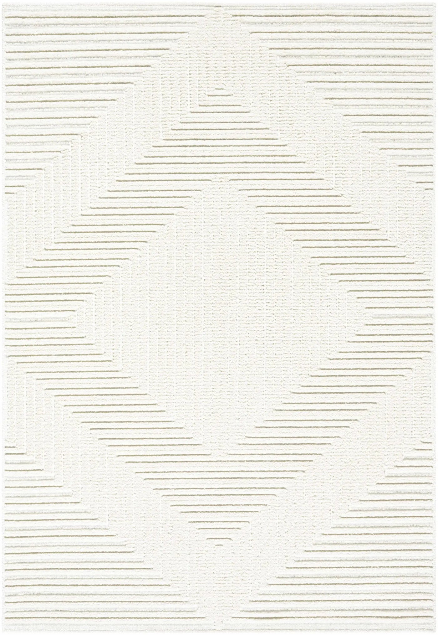Briana Off-White Washable Area Rug by Boutique Rugs