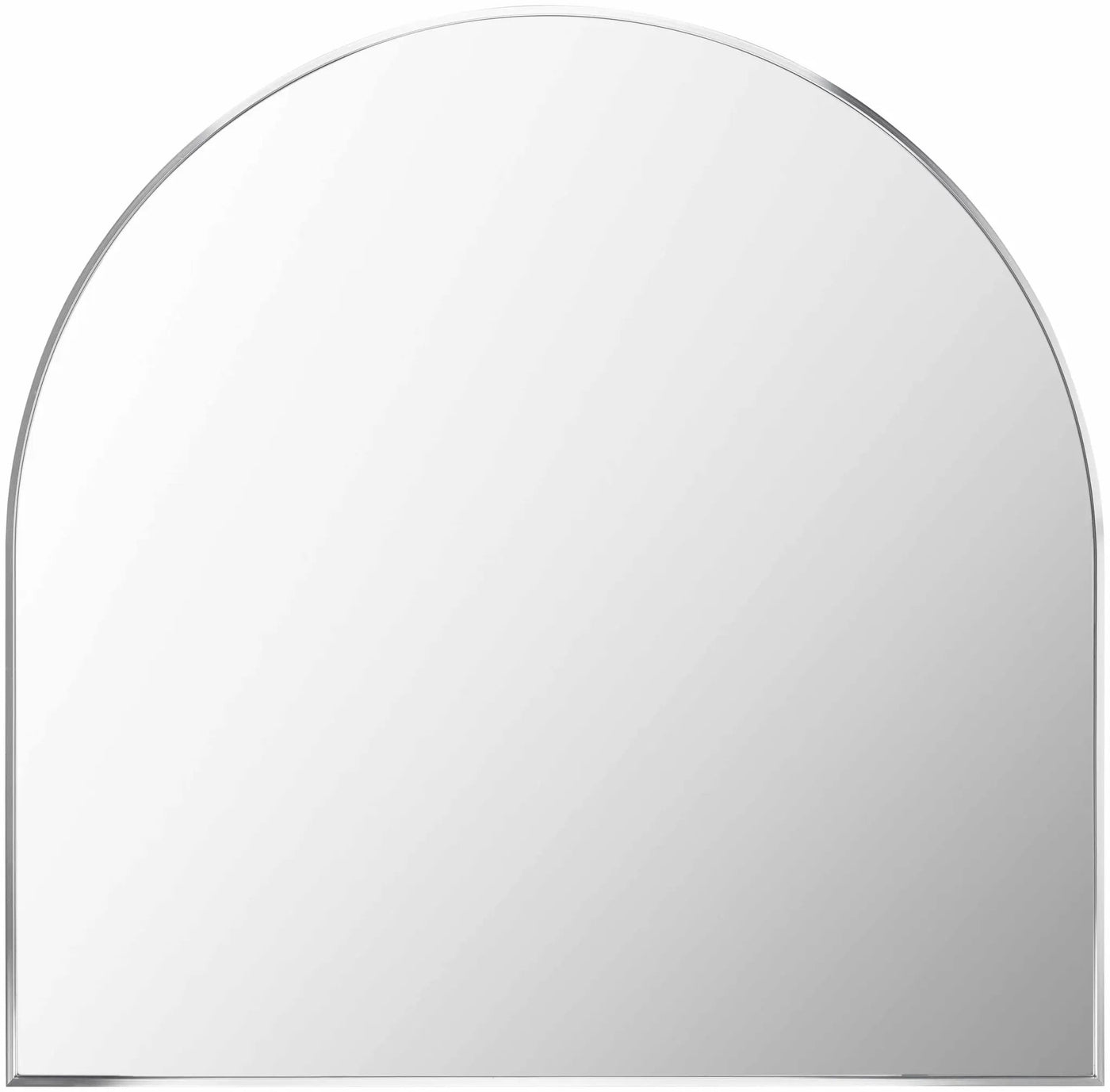 Brembilla Silver Gray Contemporary Mirror by Boutique Rugs