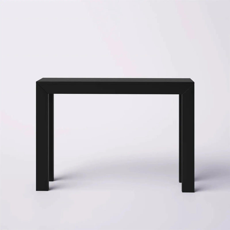 Solid Wood Modern Accent Console Table / Sofa Table in Black Finish by HomePacific