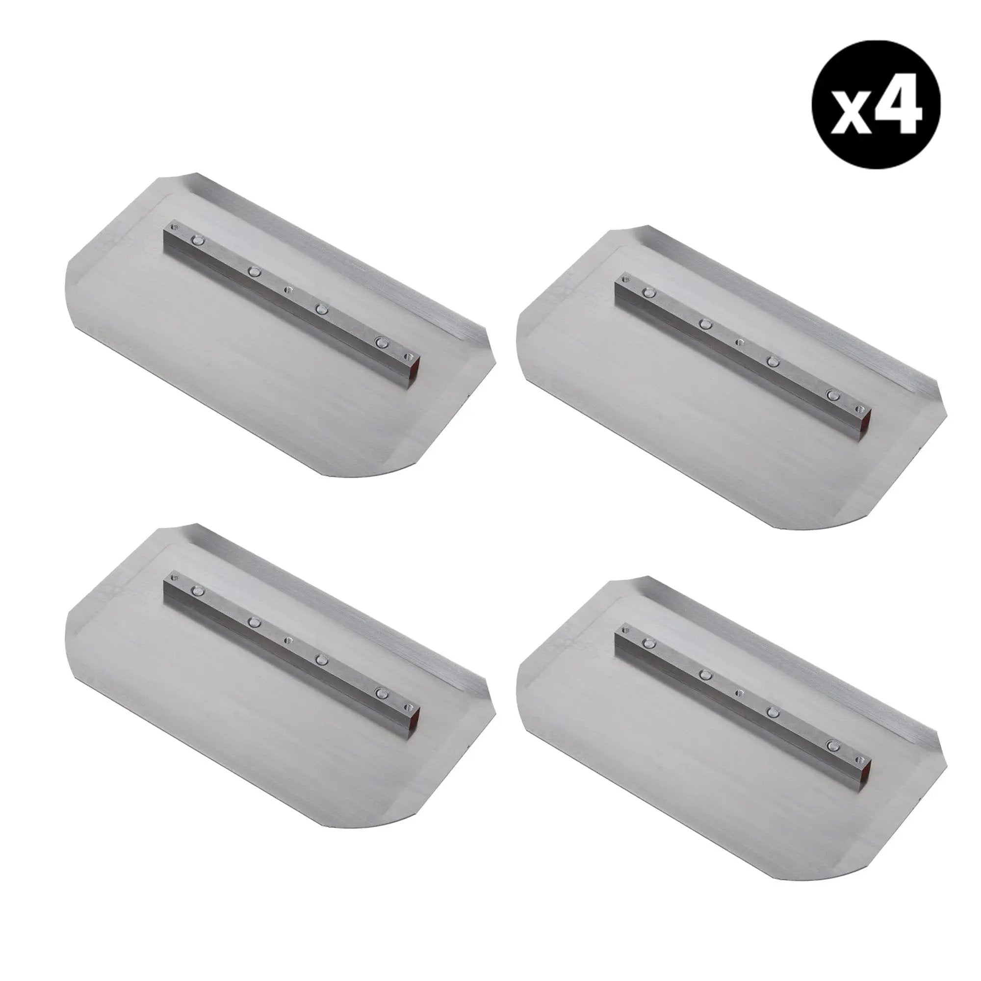 Set of 4 - 6″ x 18″ Replacement Combo Trowel Blade Bar Mount for Tomahawk 46" Power Trowels by Tomahawk Power