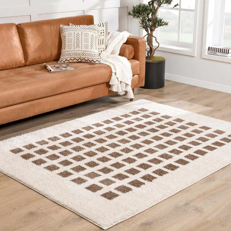 Baback Brown Washable Area Rug by Boutique Rugs