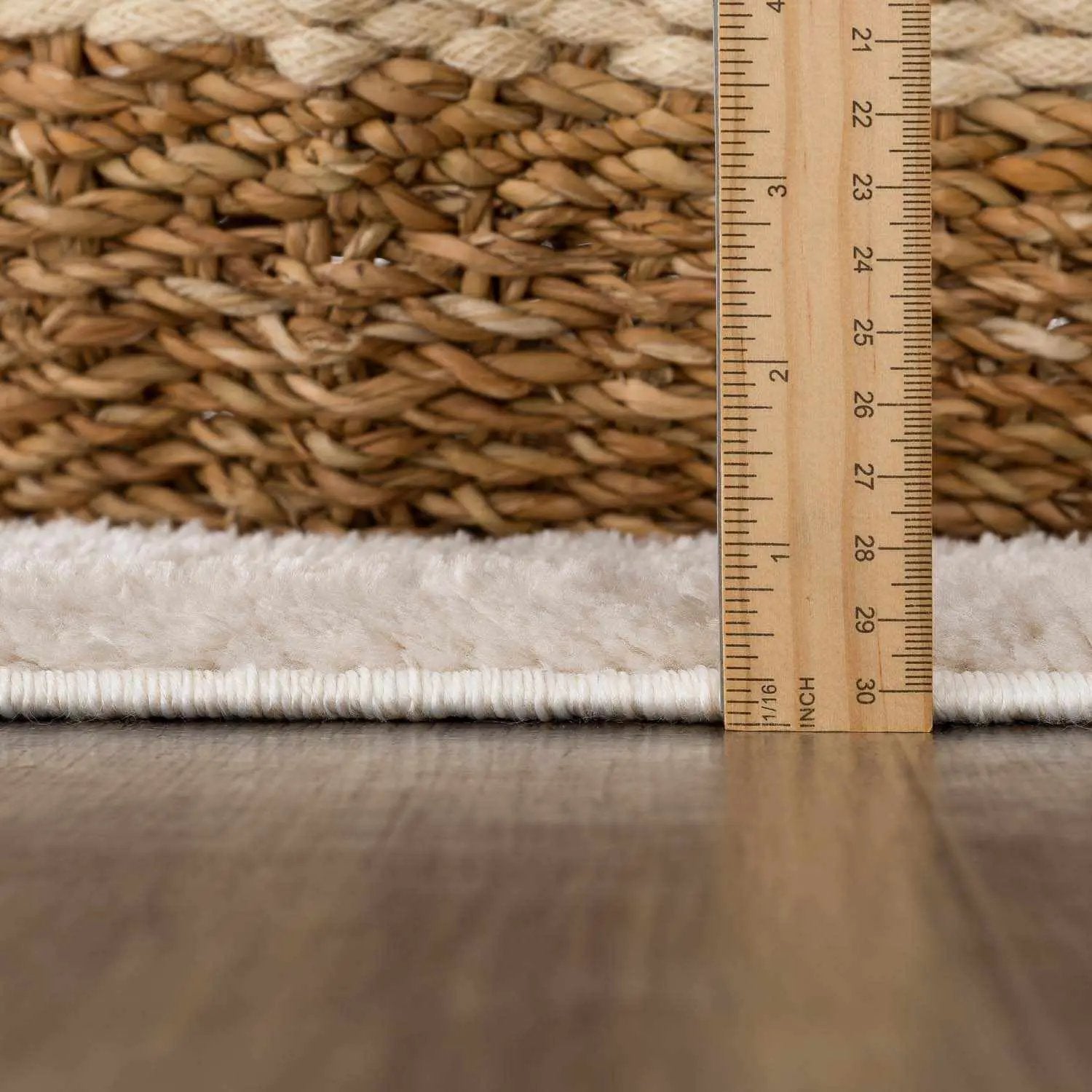 Baback Beige Washable Area Rug by Boutique Rugs