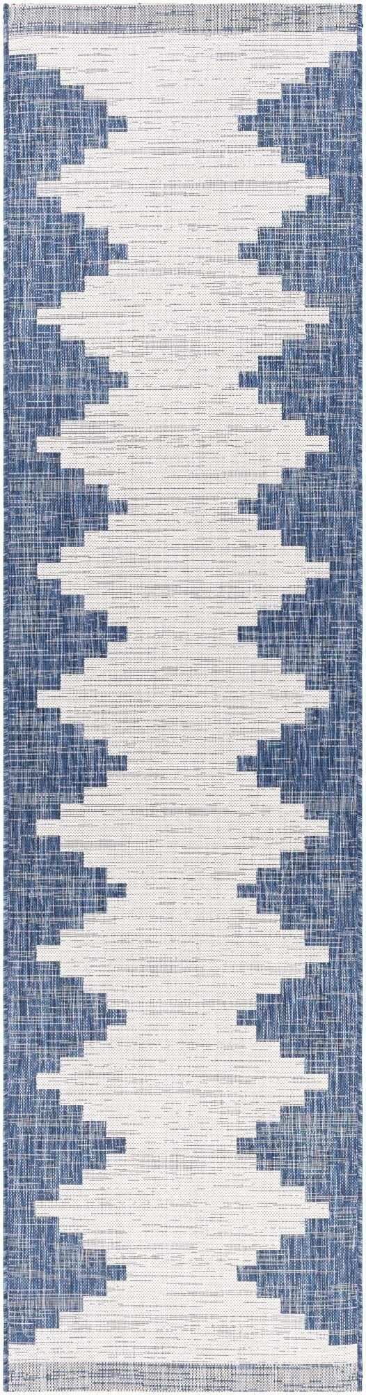 Djugun Navy Indoor & Outdoor Area Rug - Clearance by Boutique Rugs