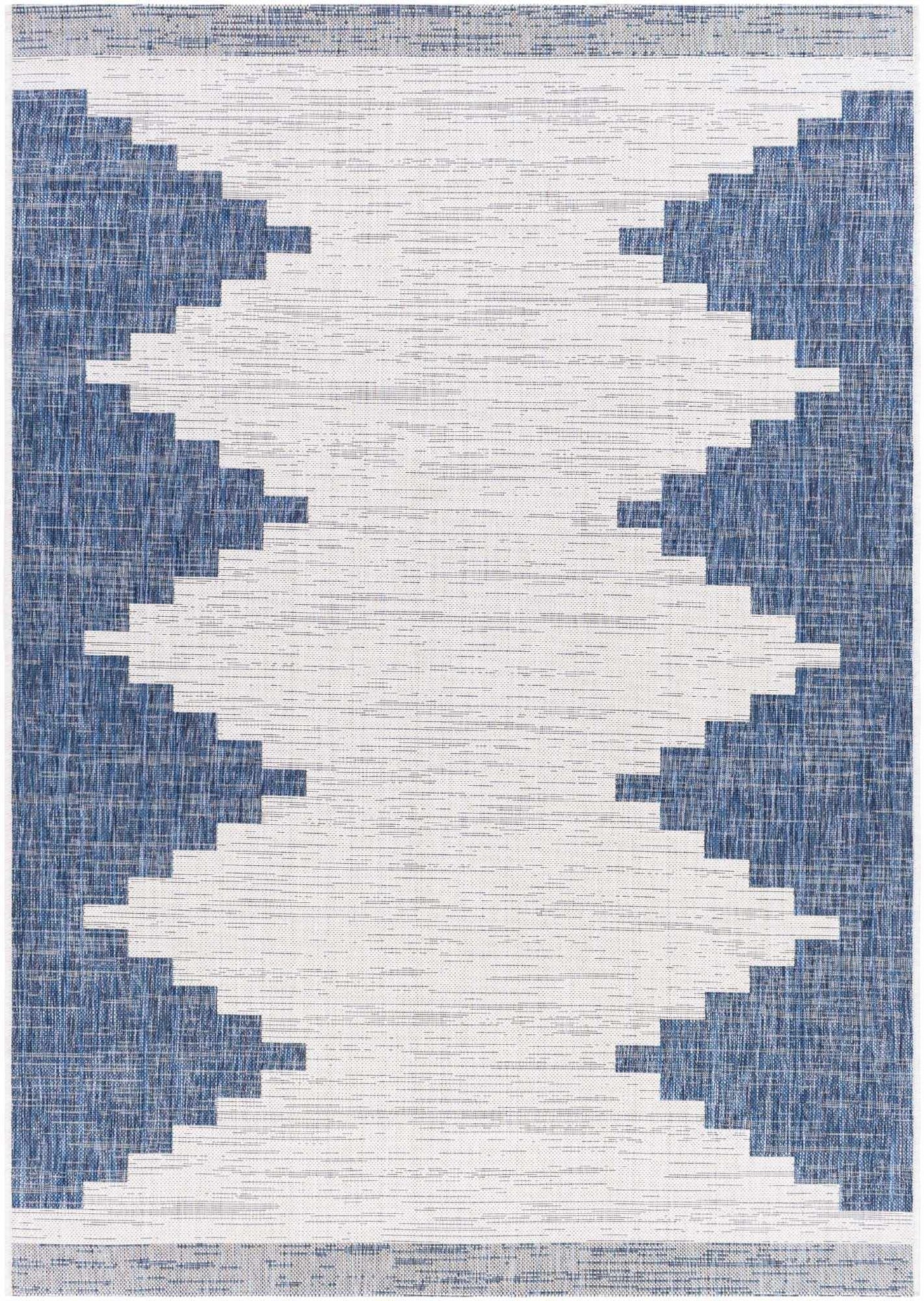 Djugun Navy Indoor & Outdoor Area Rug - Clearance by Boutique Rugs