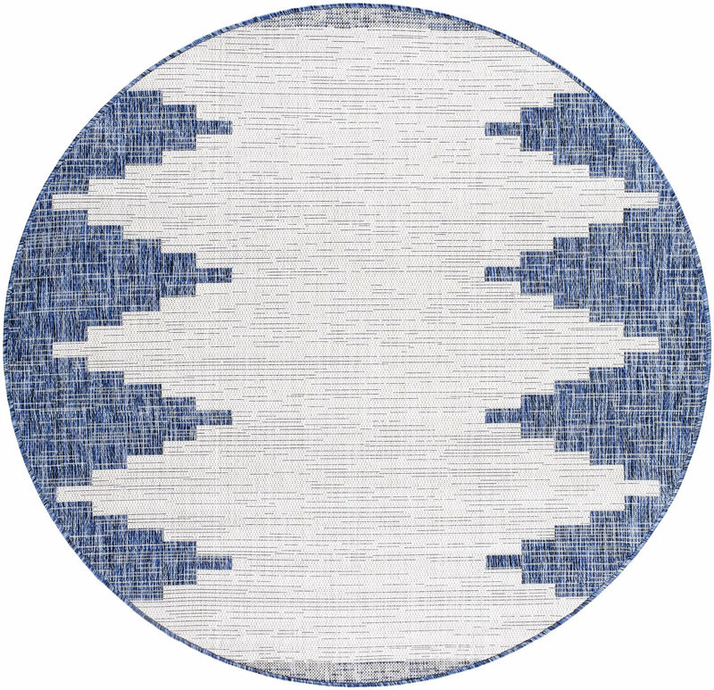 Djugun Navy Indoor & Outdoor Area Rug - Clearance by Boutique Rugs