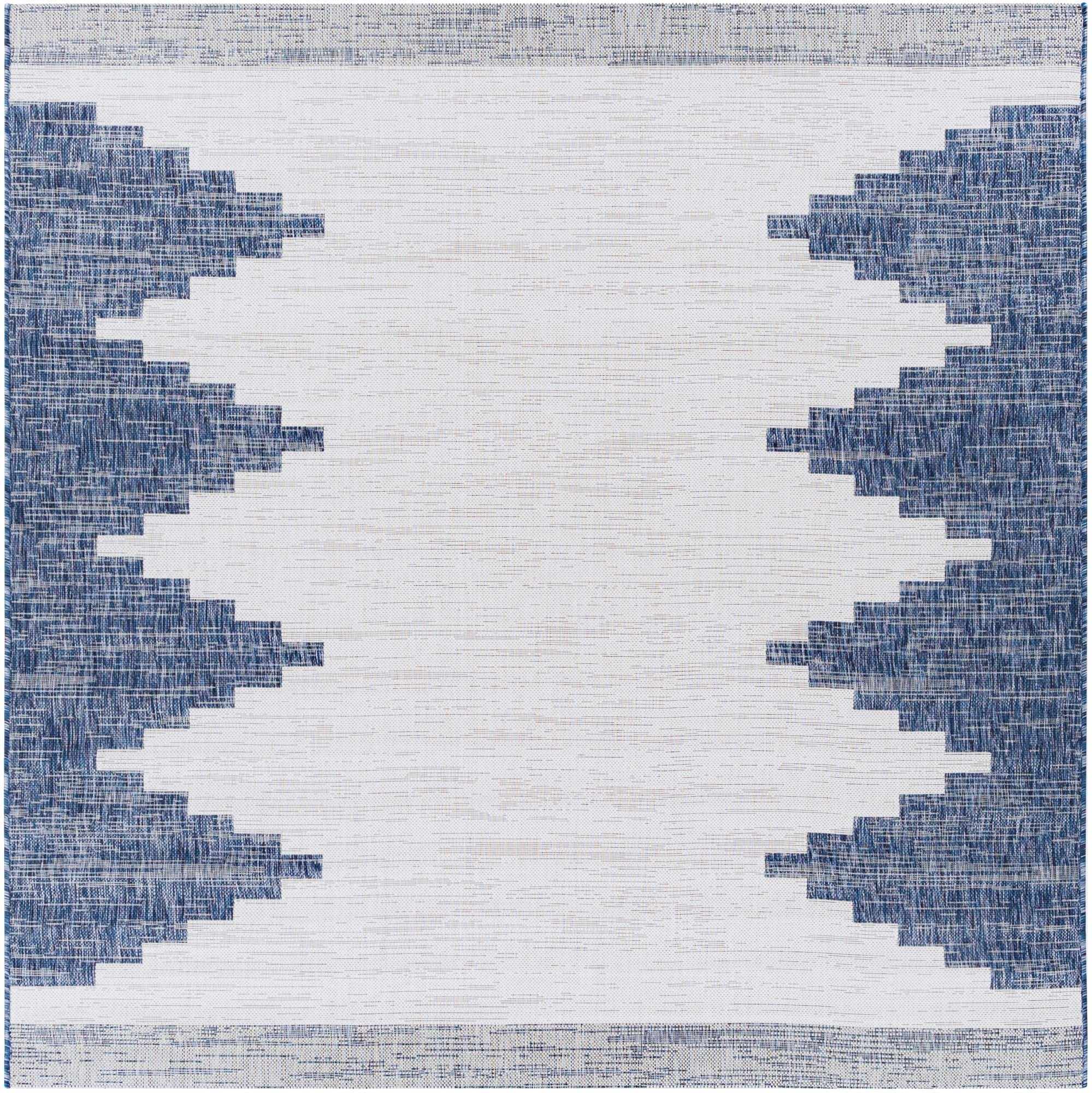Djugun Navy Indoor & Outdoor Area Rug - Clearance by Boutique Rugs