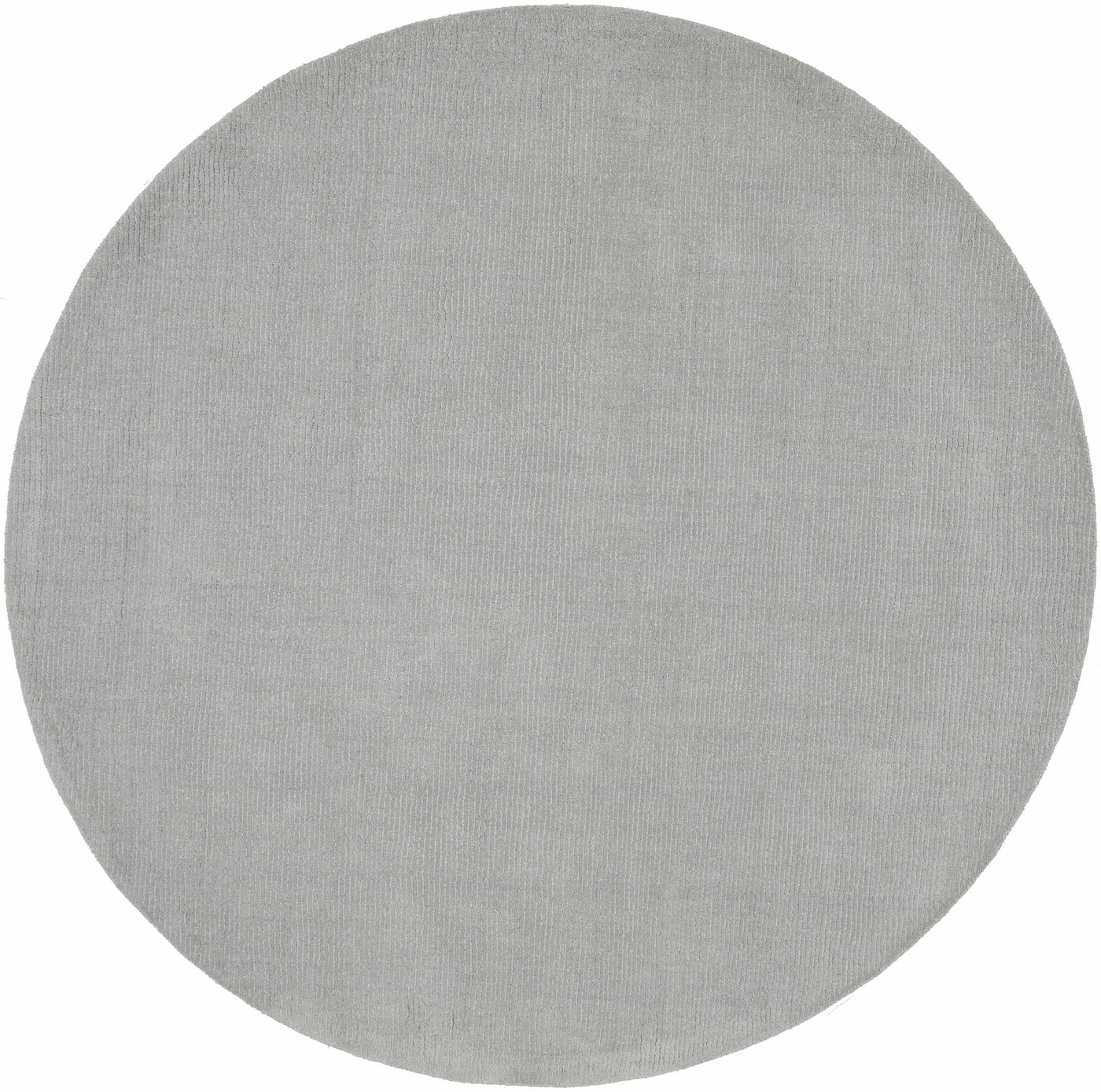 Brockton Solid Light Gray Wool Rug by Boutique Rugs