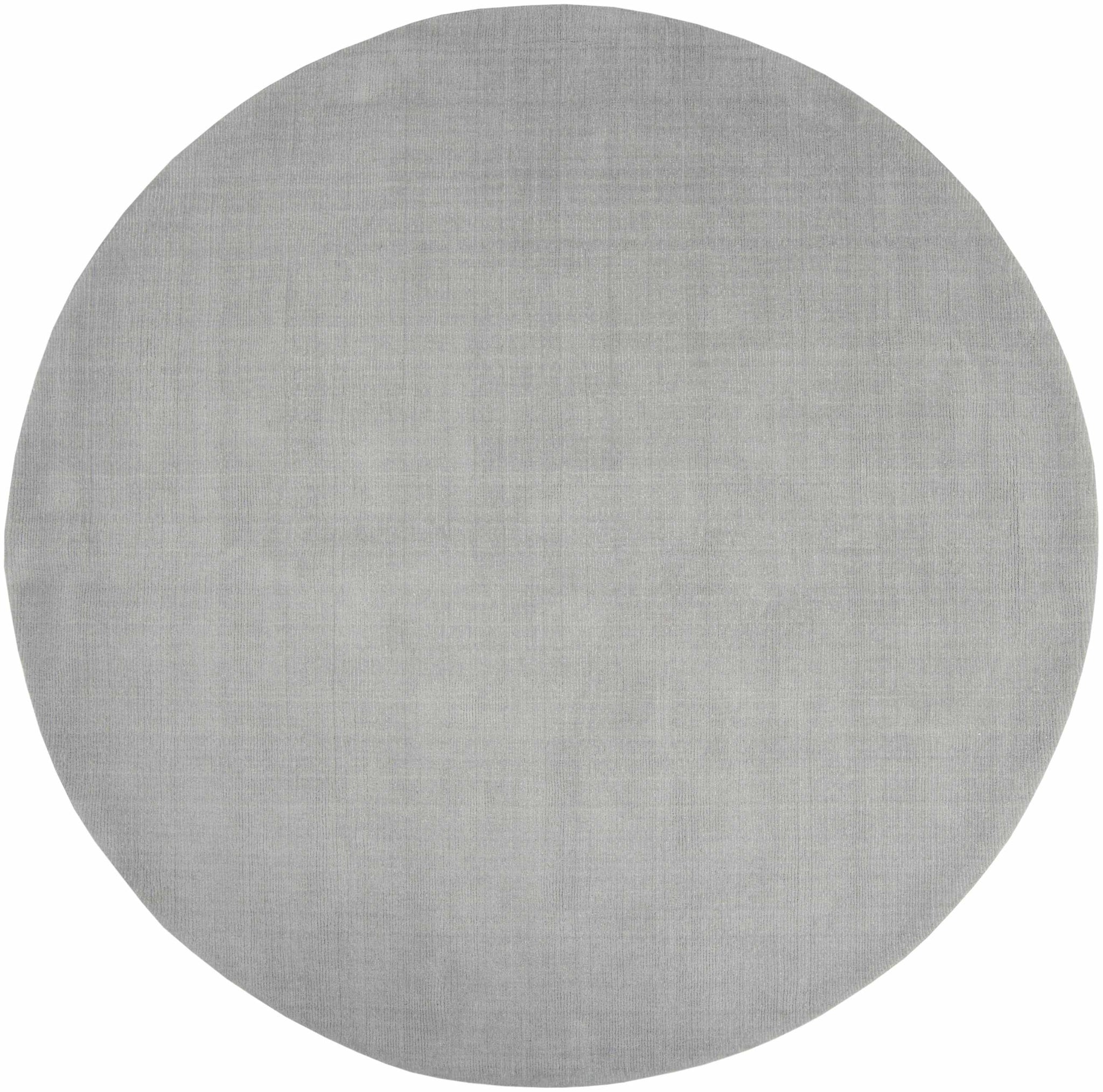 Brockton Solid Light Gray Wool Rug by Boutique Rugs