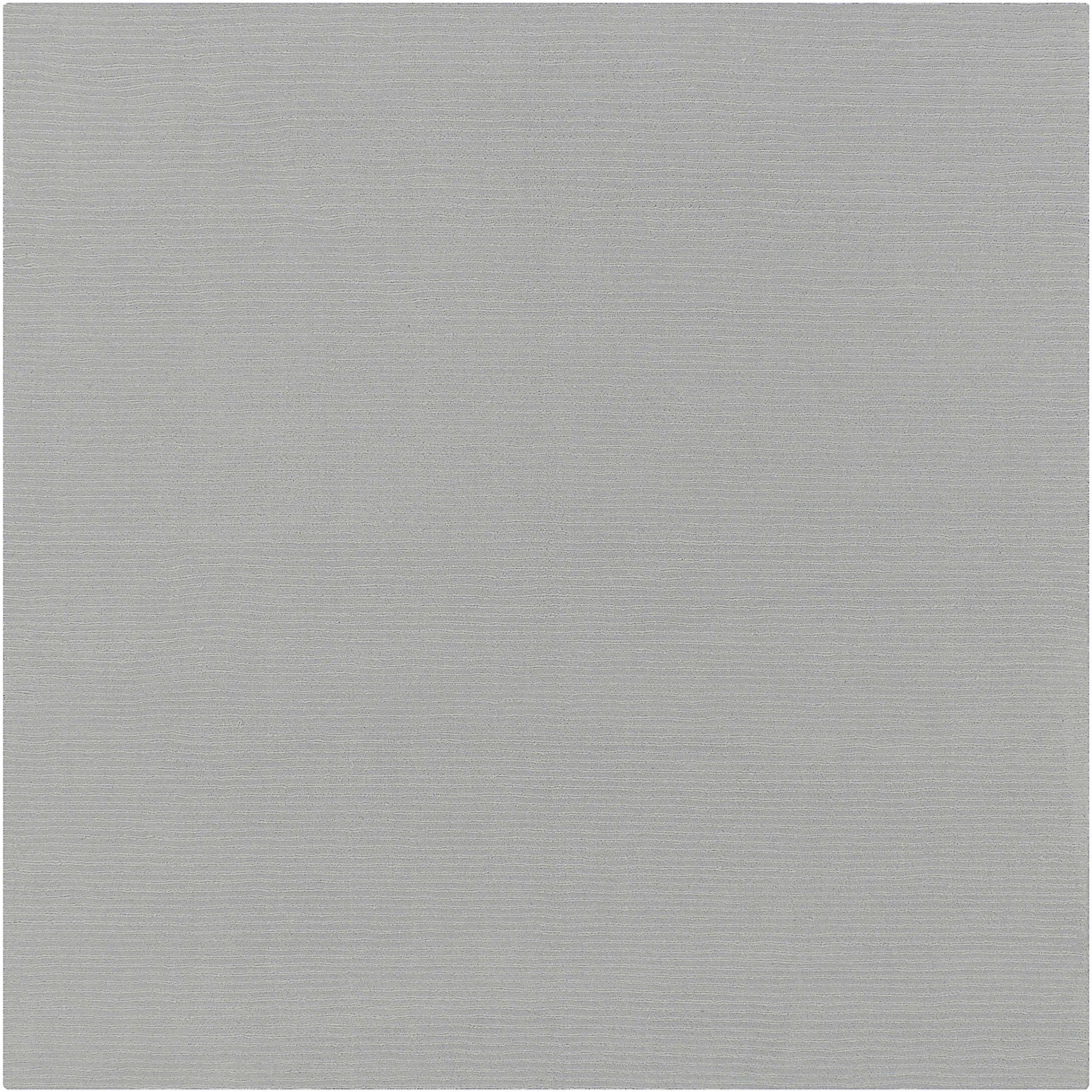 Brockton Solid Light Gray Wool Rug by Boutique Rugs