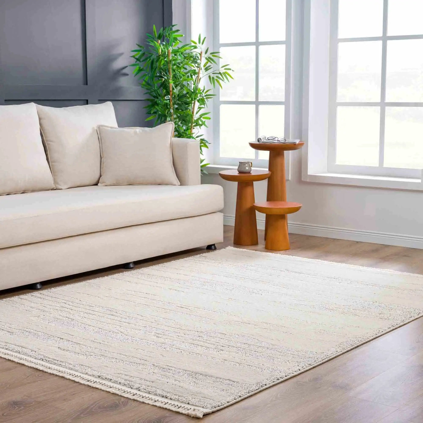 Lave Bone Area Rug - Clearance by Boutique Rugs
