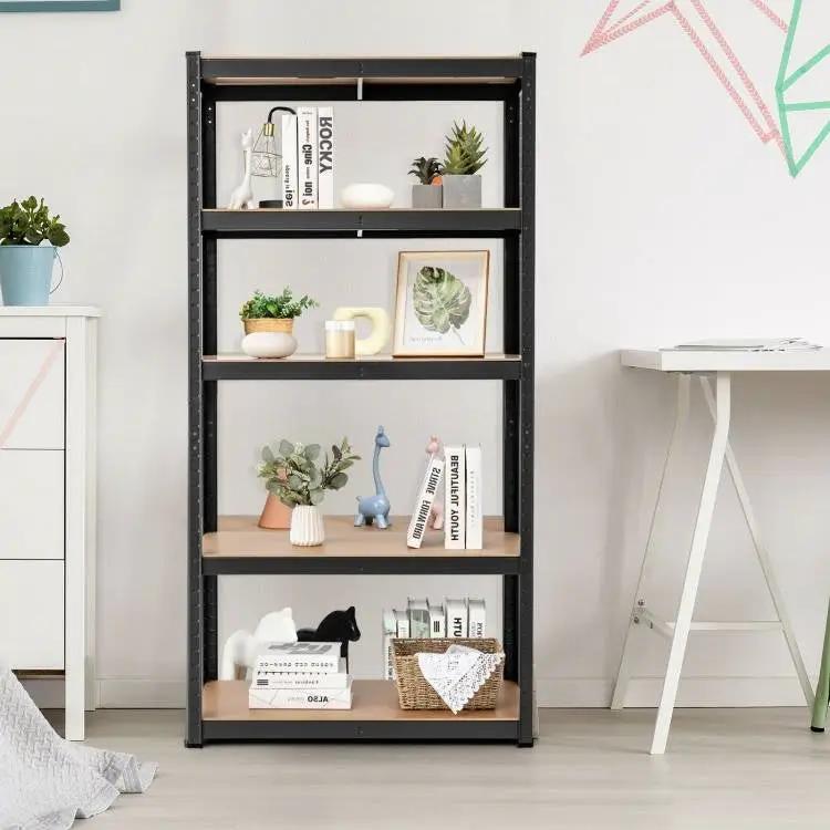 Black Heavy Duty 60-inch 5 Tier Adjustable Shelving Unit Garage Storage Rack by HomePacific