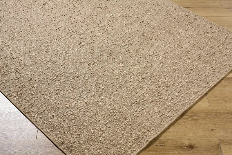 Breena Solid Taupe Washable Area Rug by Boutique Rugs