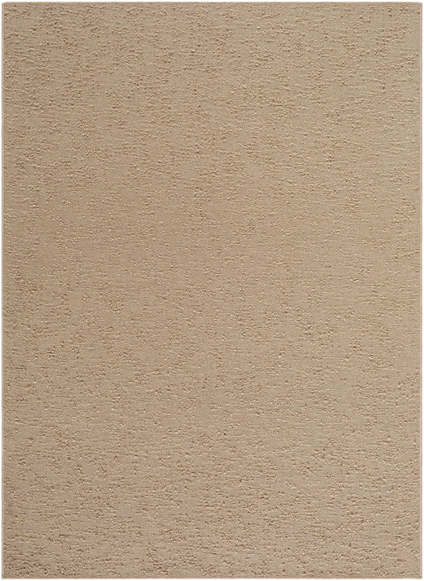 Breena Solid Taupe Washable Area Rug by Boutique Rugs