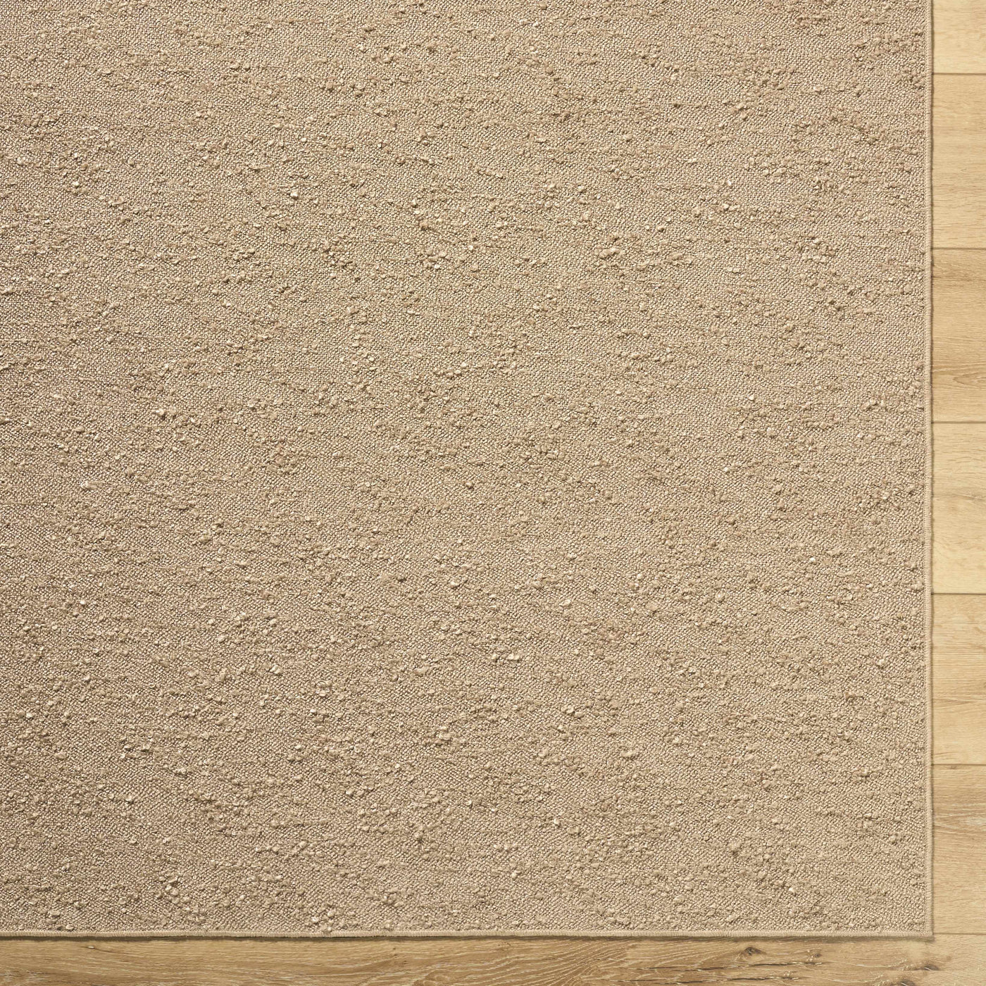 Breena Solid Taupe Washable Area Rug by Boutique Rugs