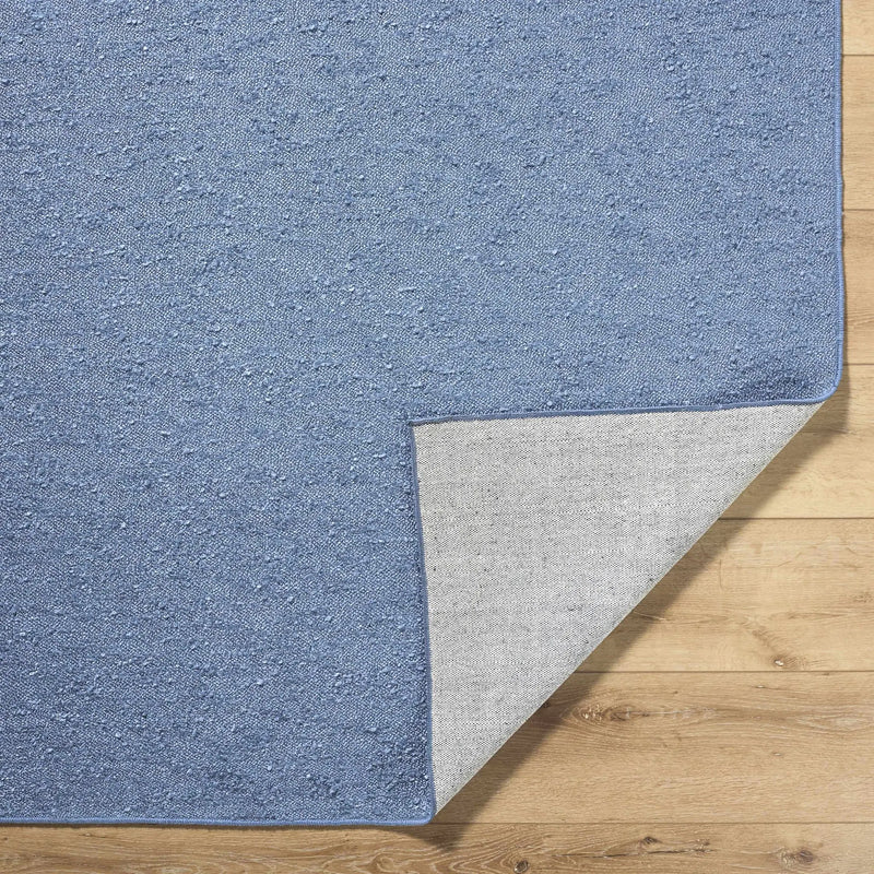 Breena Slate Blue Washable Area Rug by Boutique Rugs