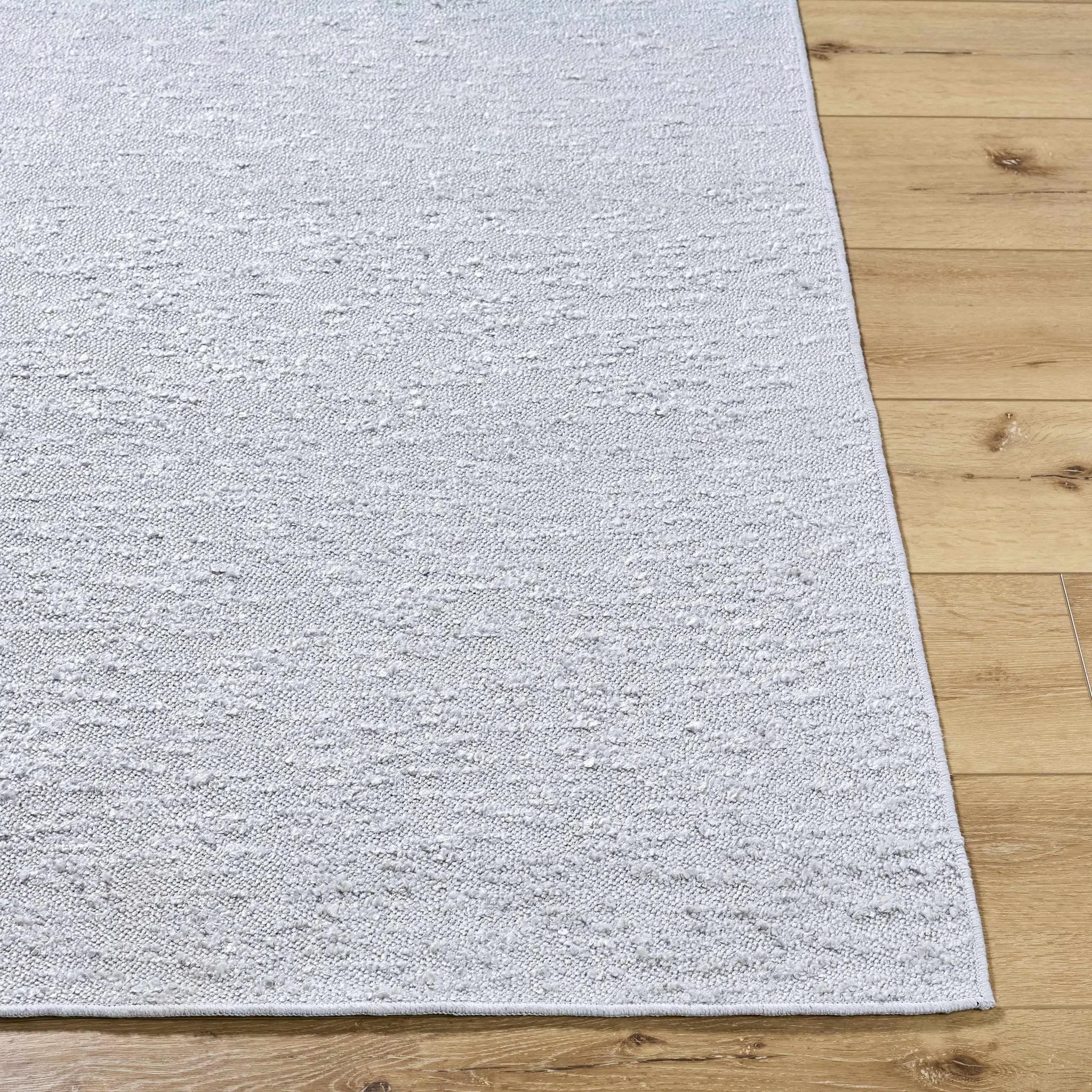 Breena Medium Gray Washable Area Rug by Boutique Rugs