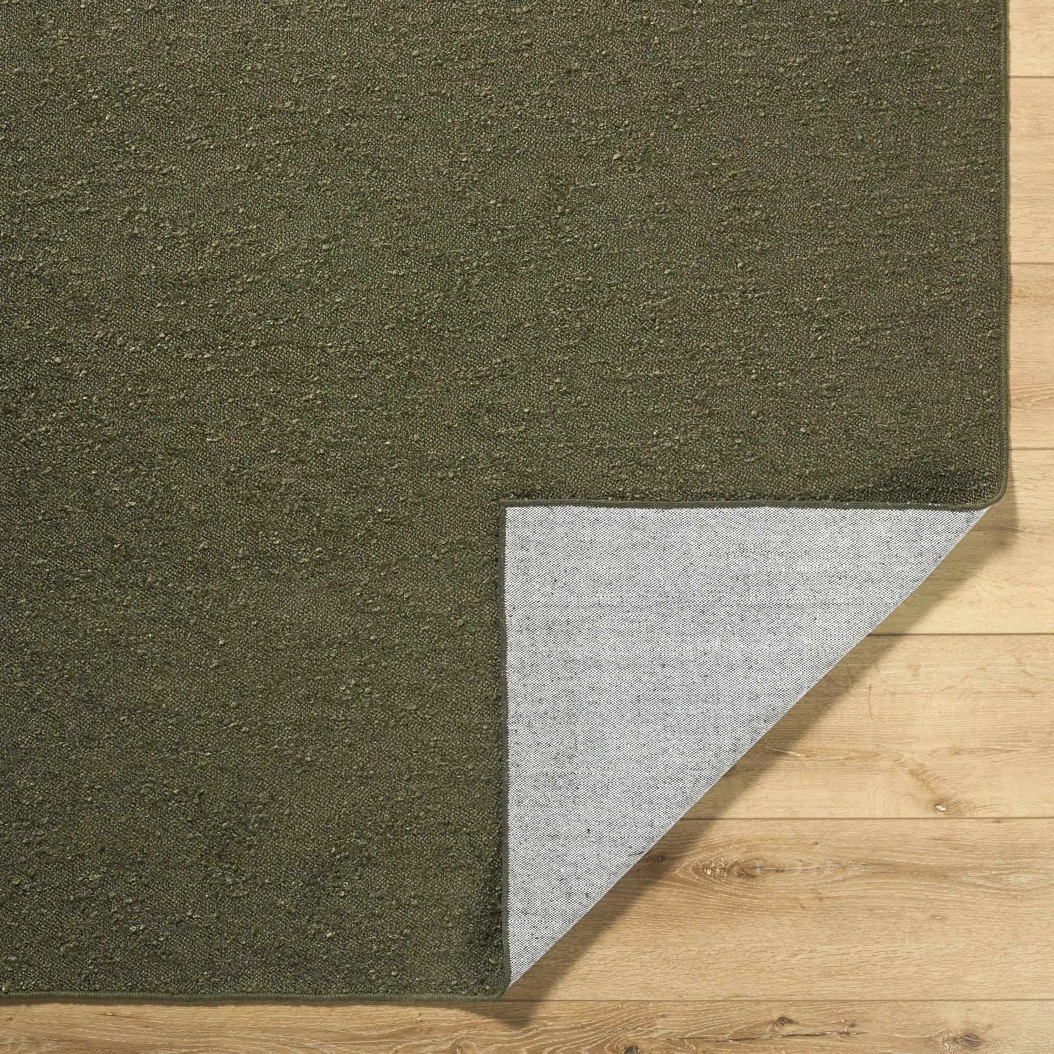 Breena Olive Washable Area Rug by Boutique Rugs