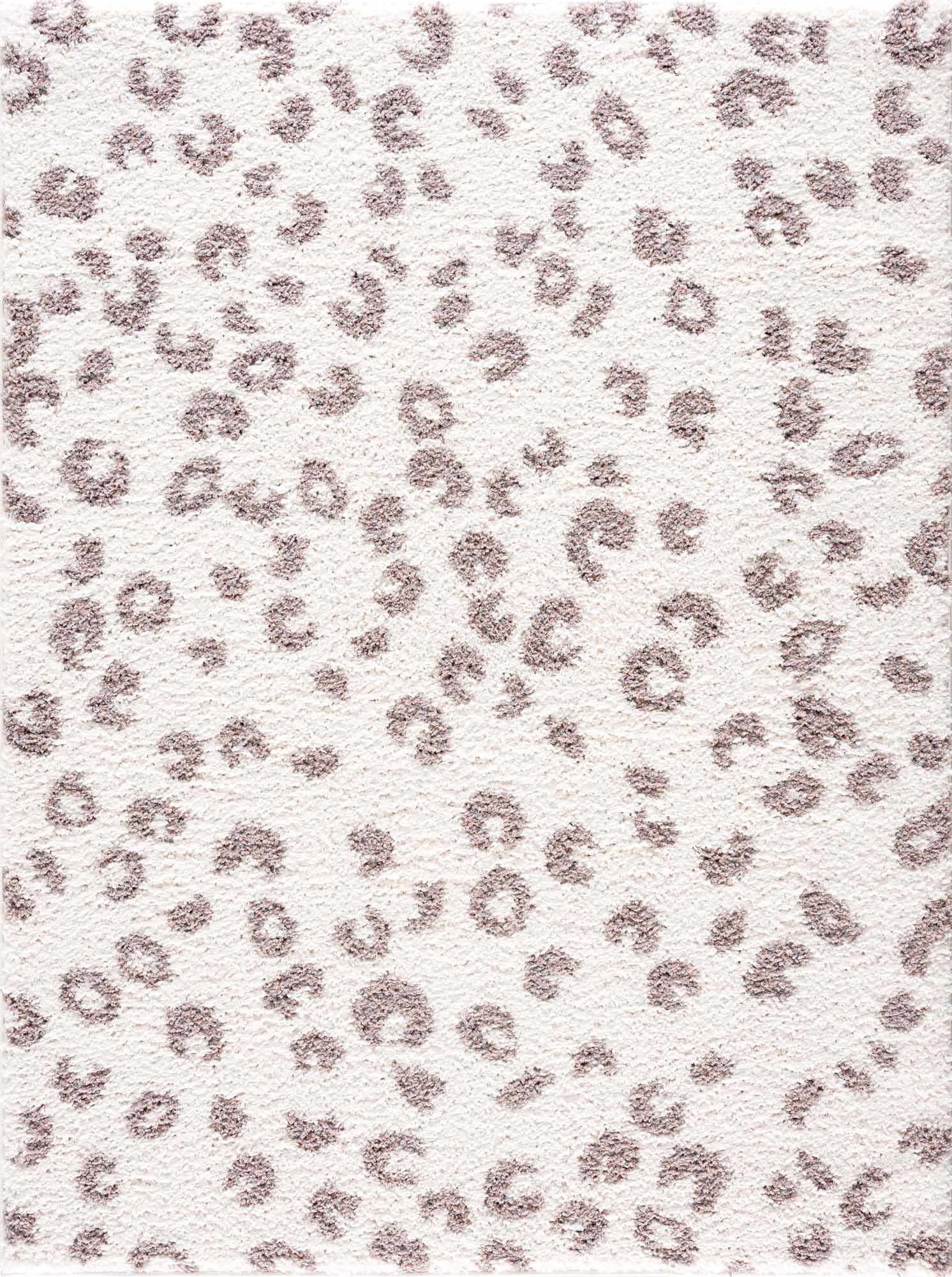 Zhen Pink Spots Leopard Rug - Clearance by Boutique Rugs