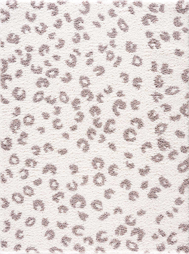 Zhen Pink Spots Leopard Rug - Clearance by Boutique Rugs