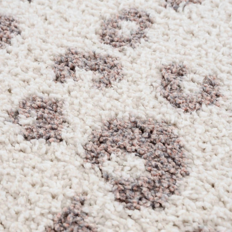 Zhen Pink Spots Leopard Rug - Clearance by Boutique Rugs