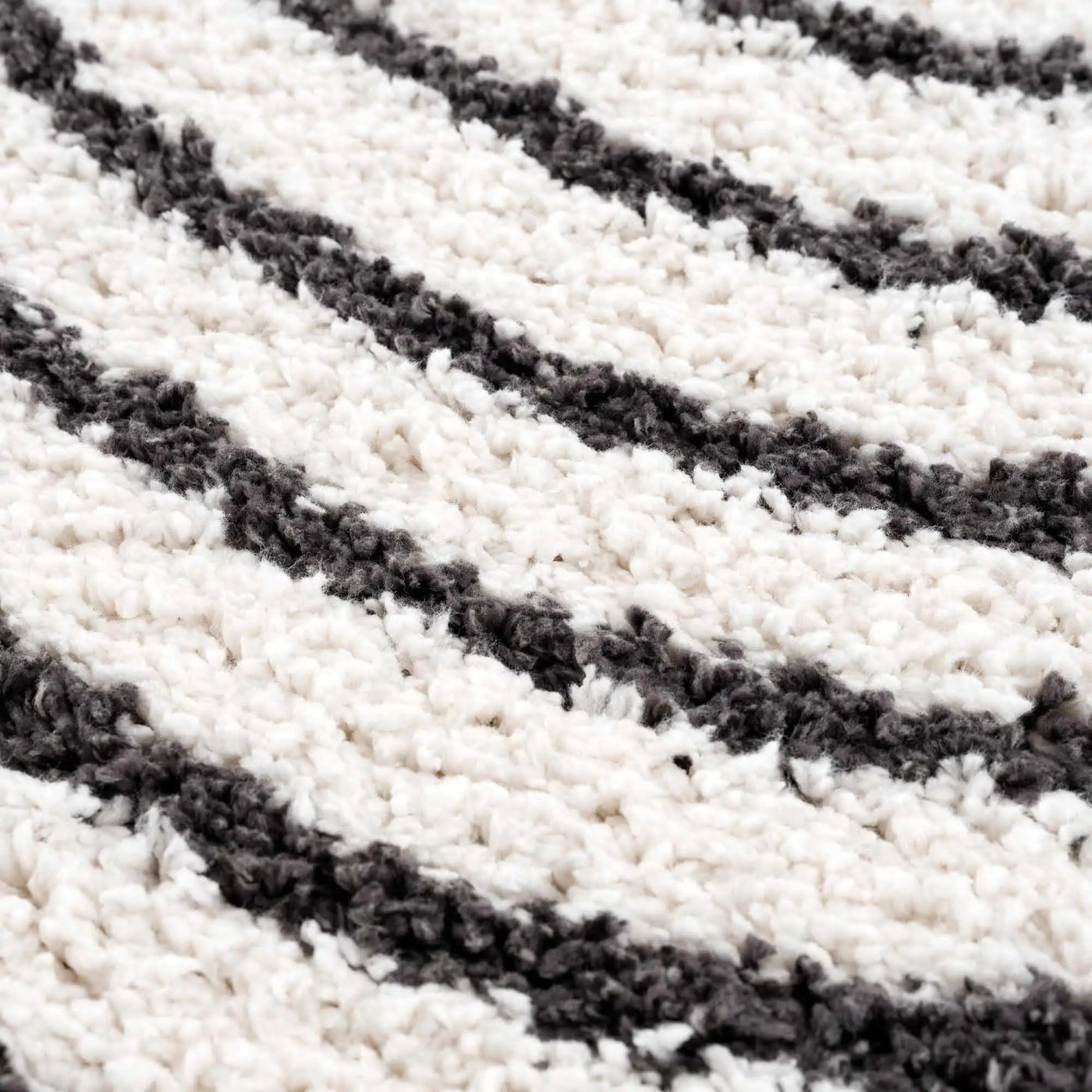 Bauer Plush Black Rainbow Rug - Clearance by Boutique Rugs