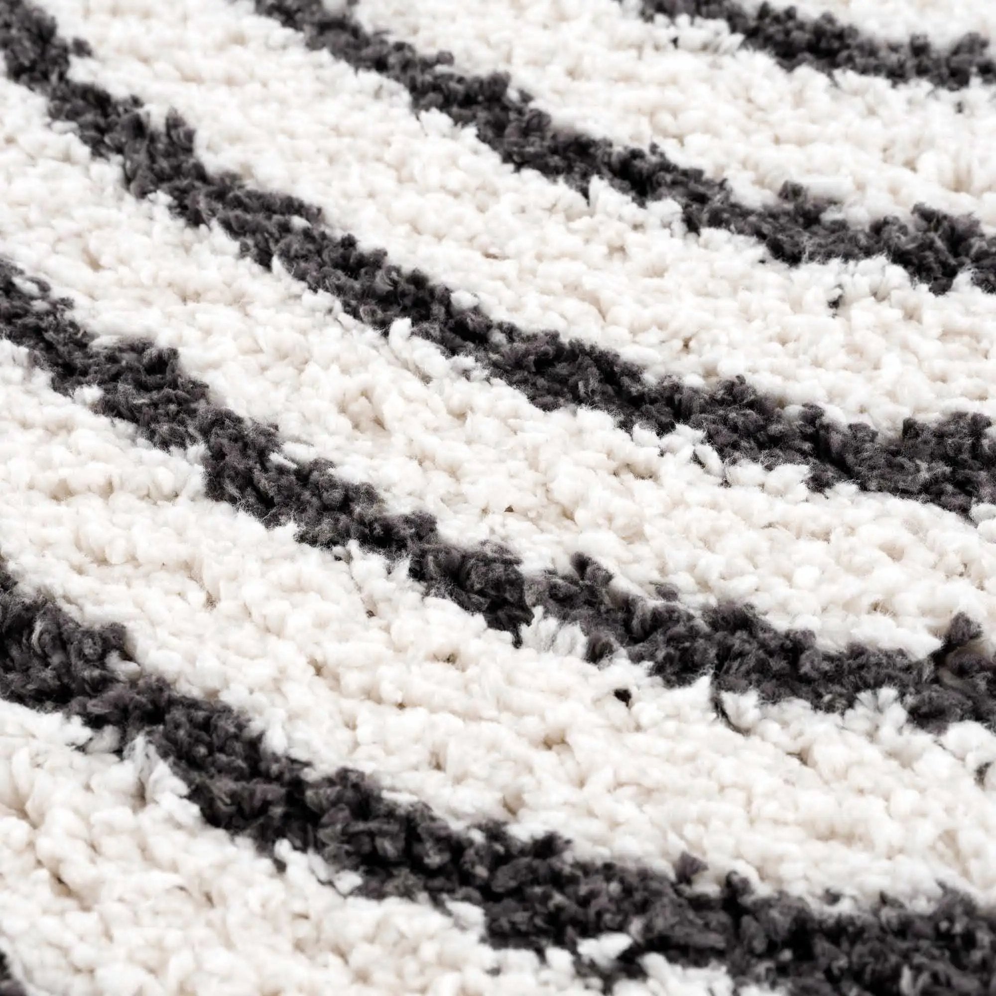 Bauer Plush Black Rainbow Rug - Clearance by Boutique Rugs