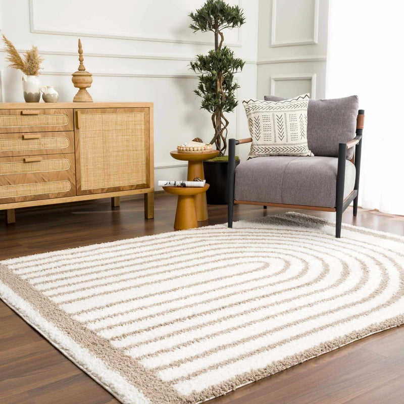 Jola Beige Area Rug by Boutique Rugs