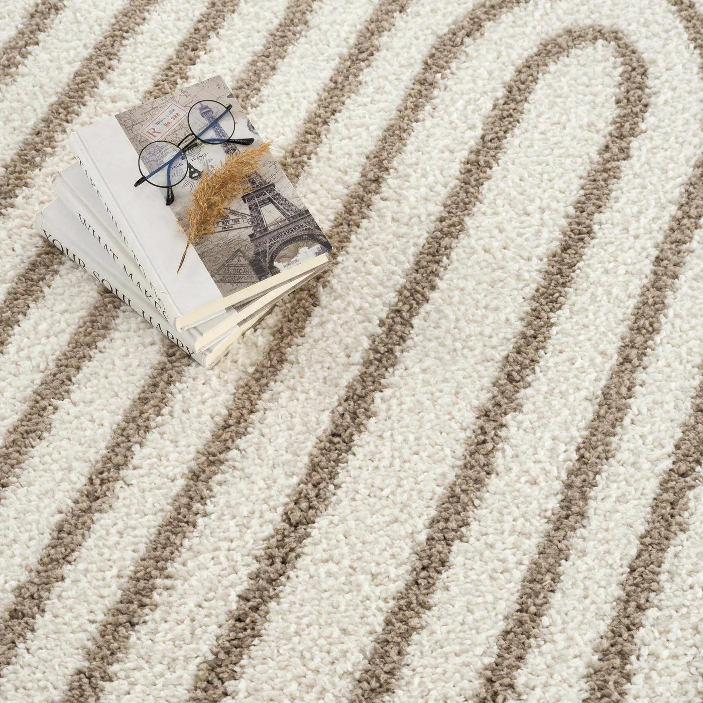 Jola Beige Area Rug by Boutique Rugs