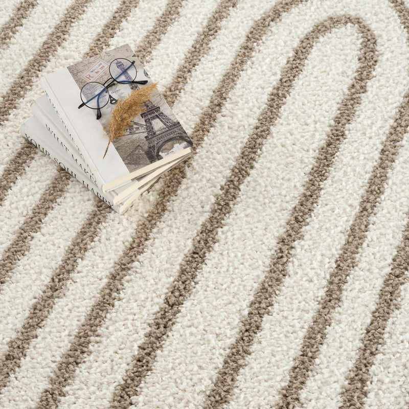 Jola Beige Area Rug by Boutique Rugs