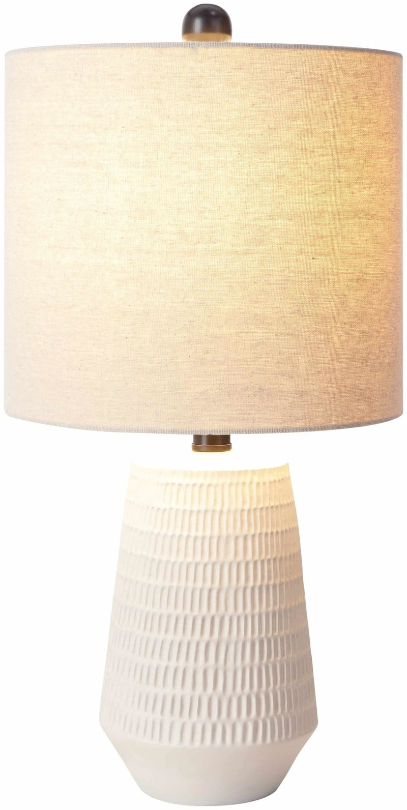 Berehomet Cream Table Lamp by Boutique Rugs