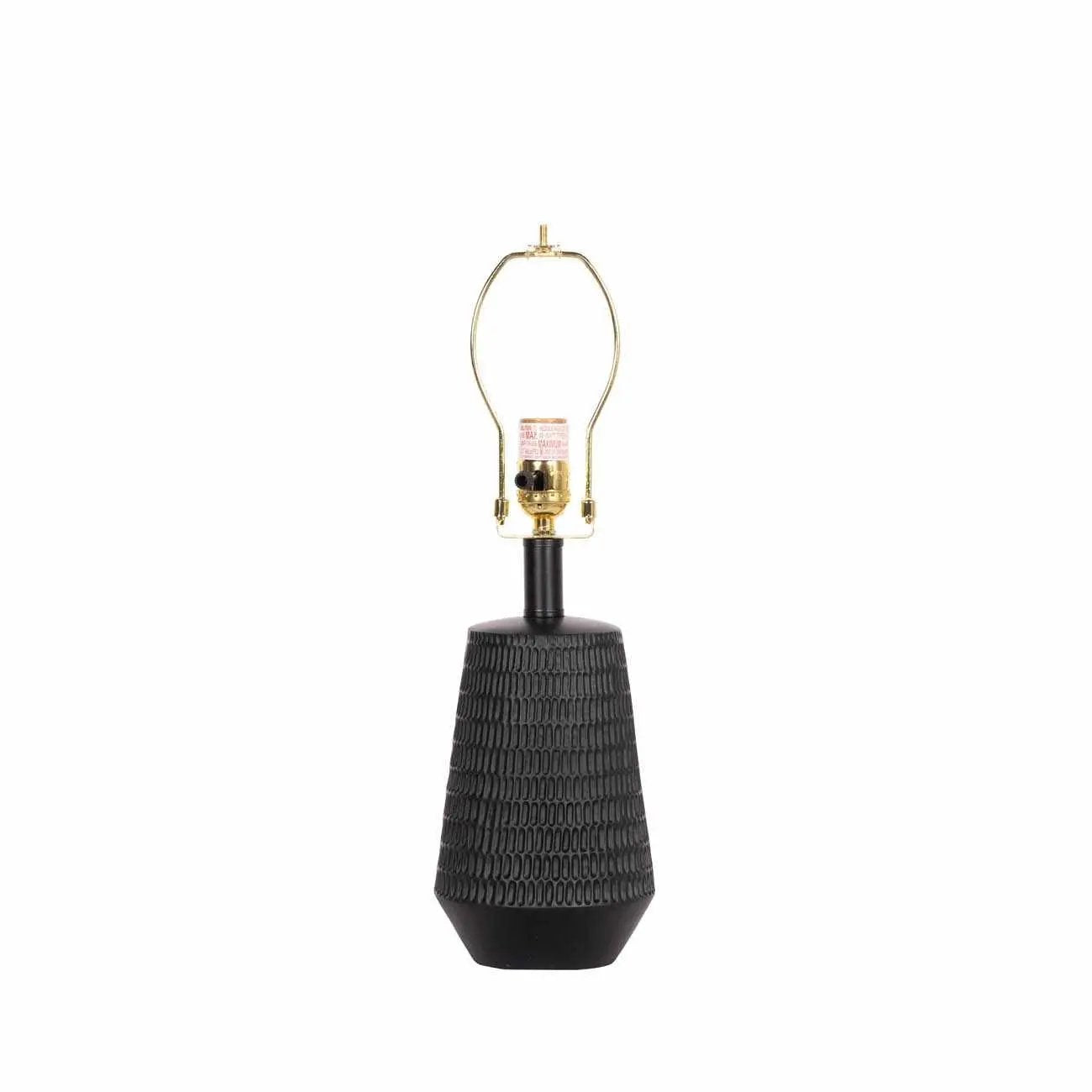 Berehomet Black Table Lamp by Boutique Rugs