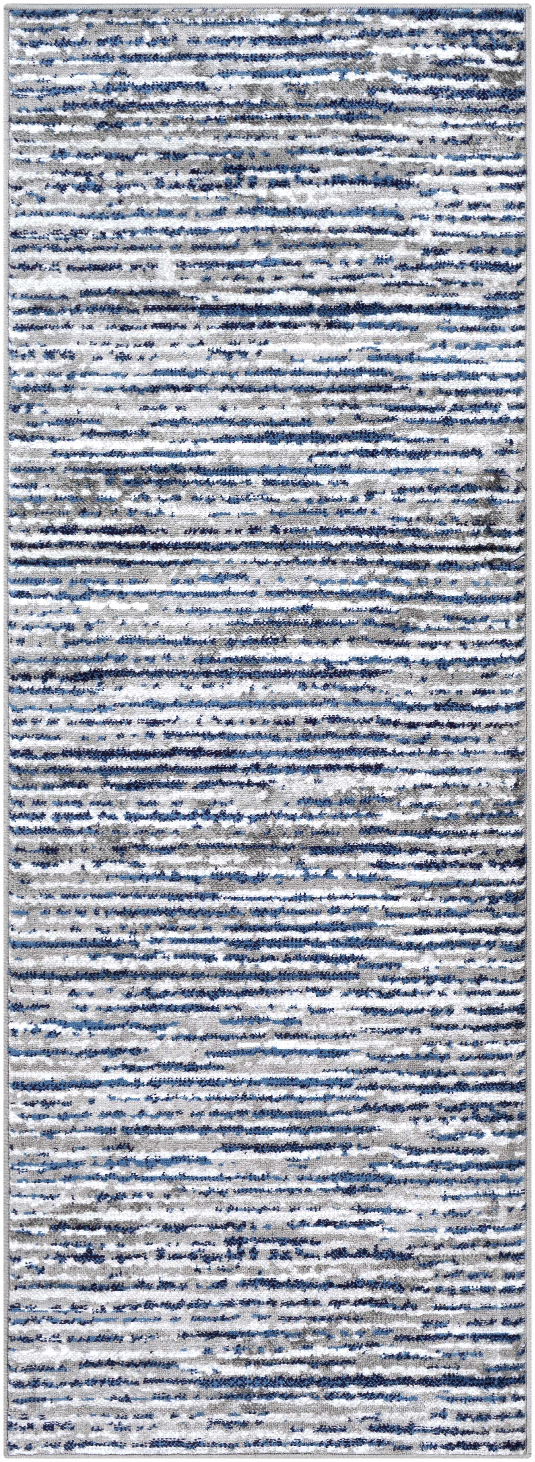 Bowmansdale Striped Navy Rug by Boutique Rugs