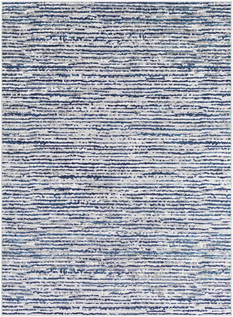 Bowmansdale Striped Navy Rug by Boutique Rugs