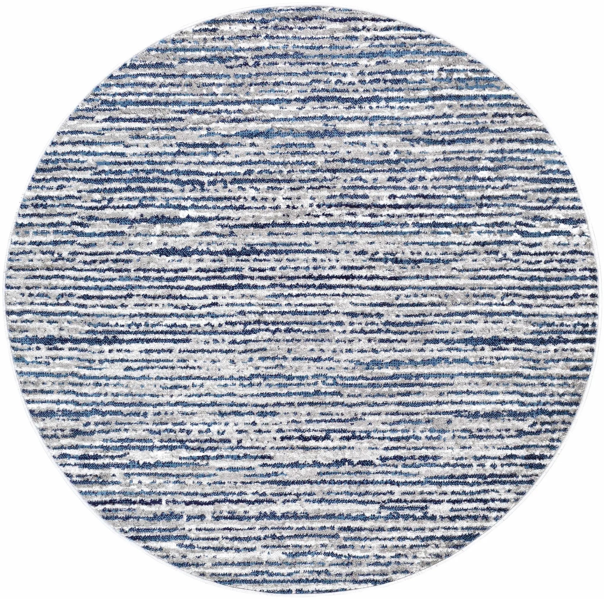 Bowmansdale Striped Navy Rug by Boutique Rugs