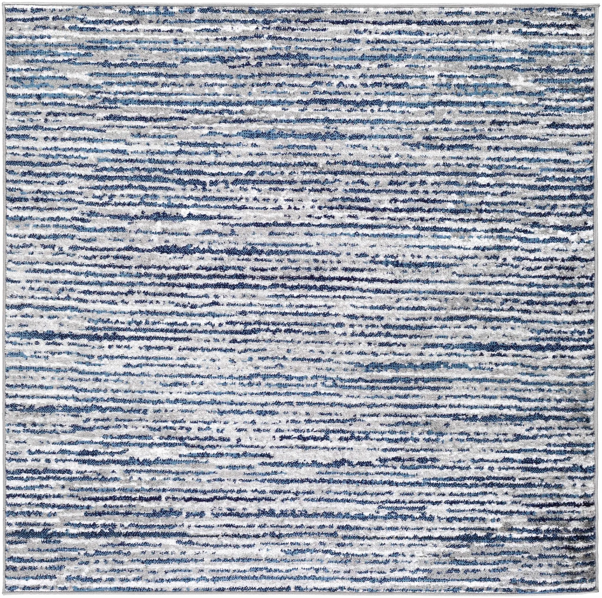 Bowmansdale Striped Navy Rug by Boutique Rugs