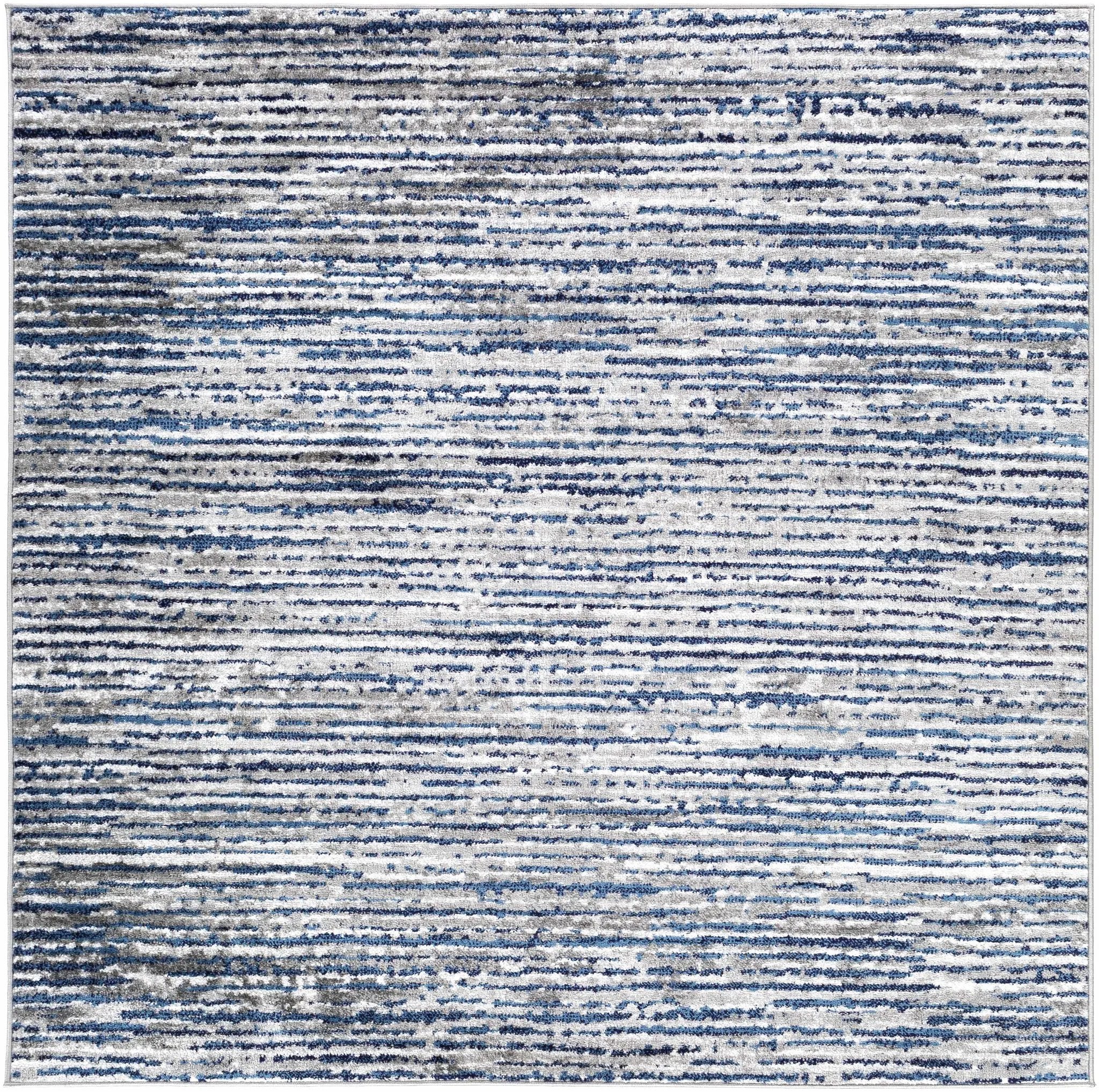 Bowmansdale Striped Navy Rug by Boutique Rugs