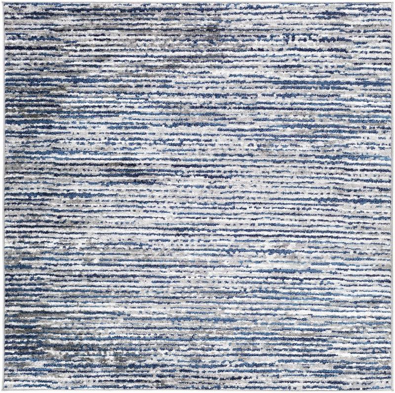 Bowmansdale Striped Navy Rug by Boutique Rugs
