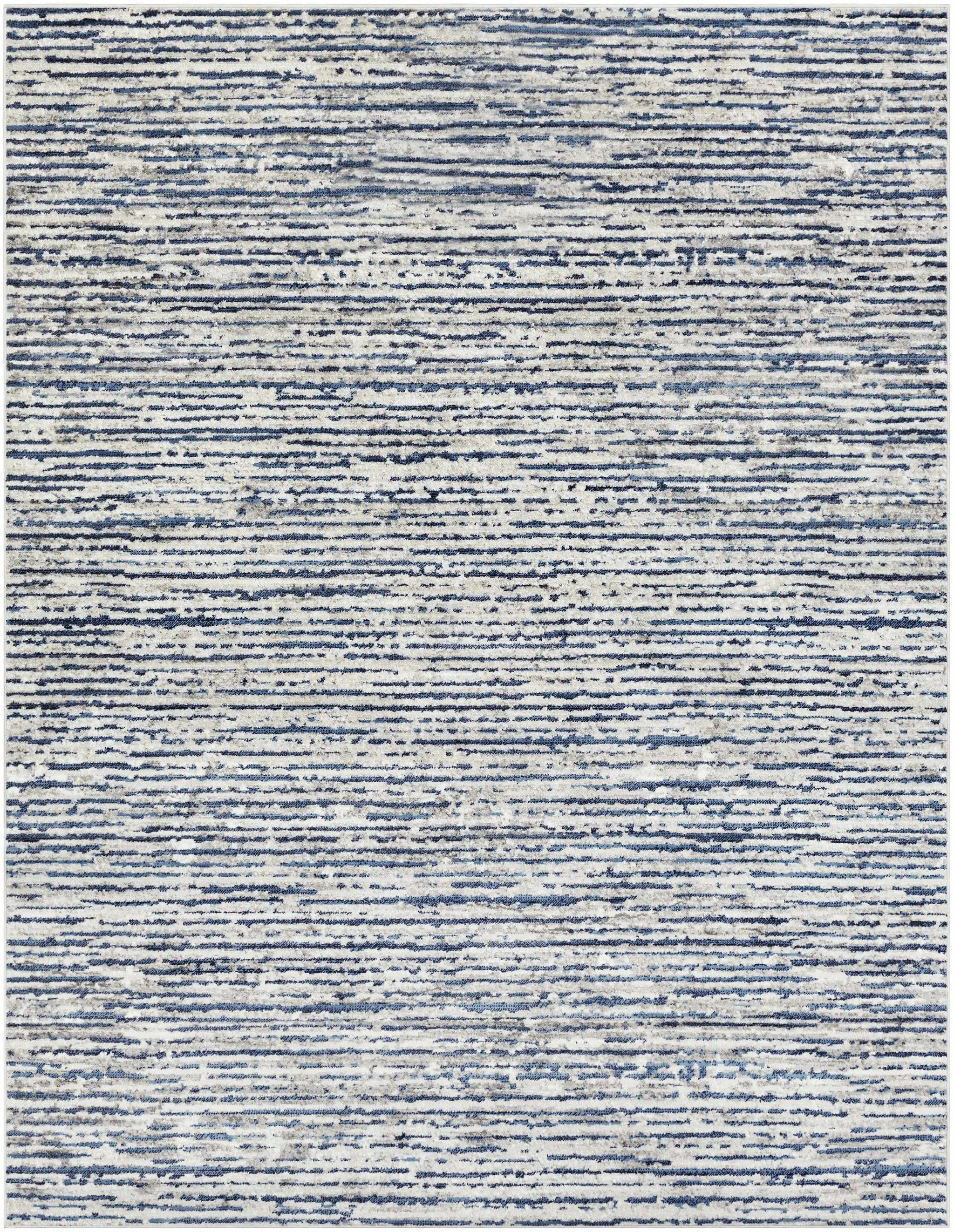 Bowmansdale Striped Navy Rug by Boutique Rugs