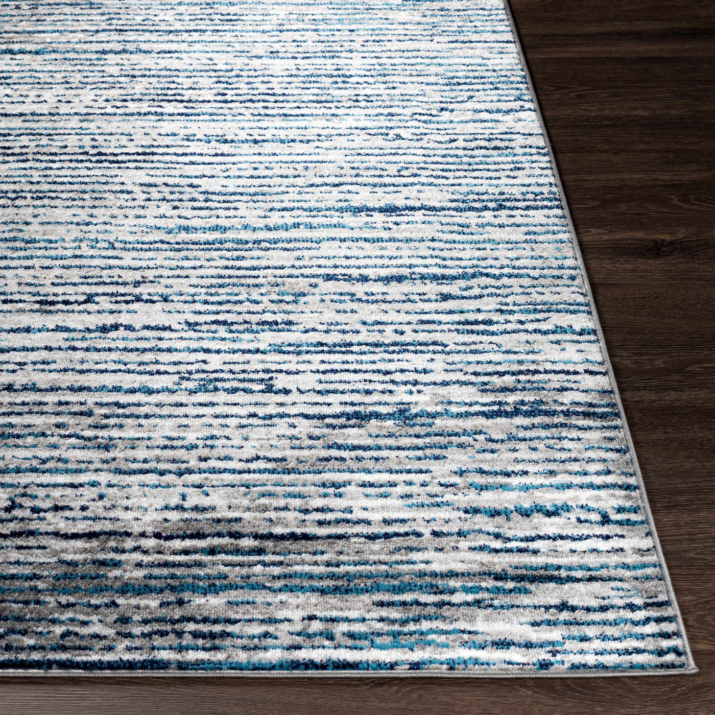 Bowmansdale Striped Navy Rug by Boutique Rugs