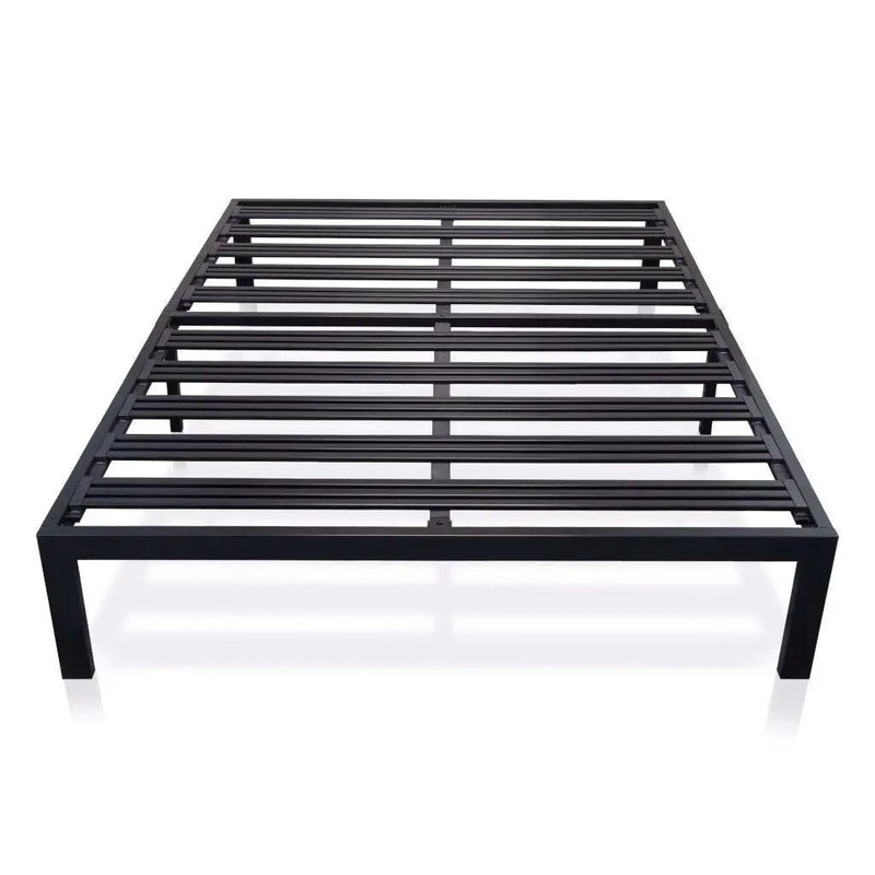 California King Metal Platform Bed Frame with Heavy Duty Slats by HomePacific