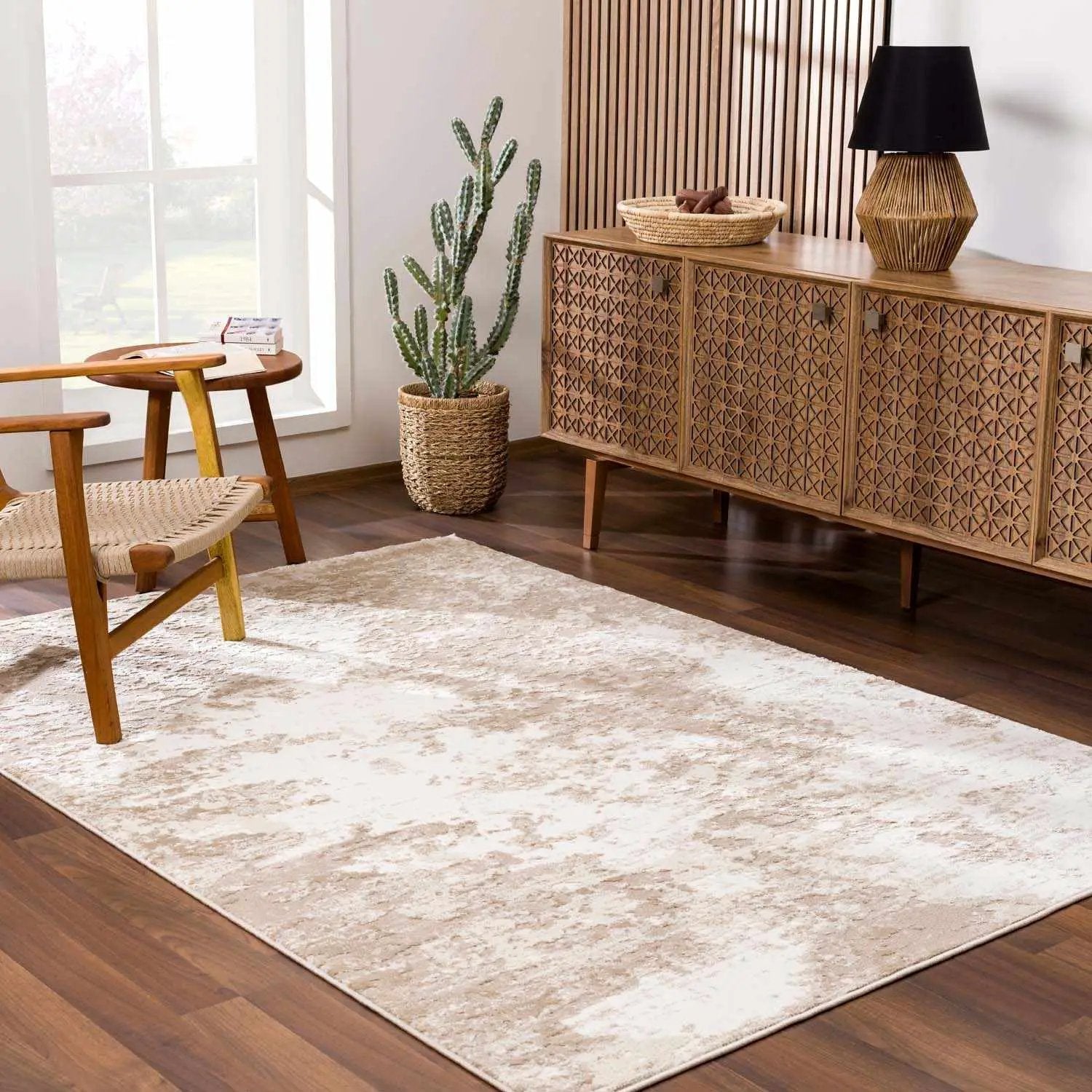 Briley Beige Area Rug by Boutique Rugs