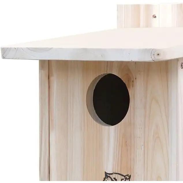 Sturdy Wood Bird House for Owls and Kestrels by HomePacific